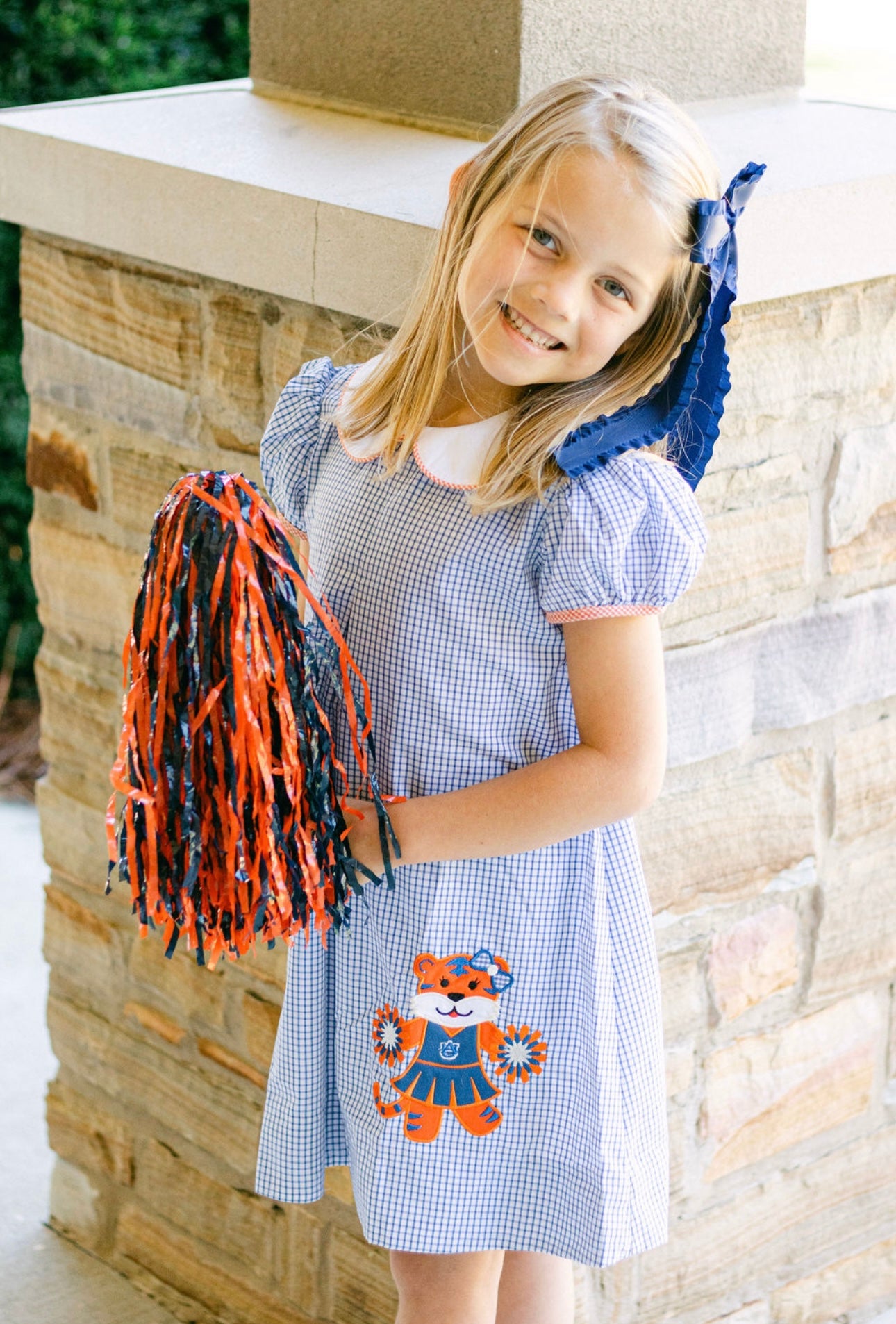 Auburn Tiger Cheer Gameday Applique Dress