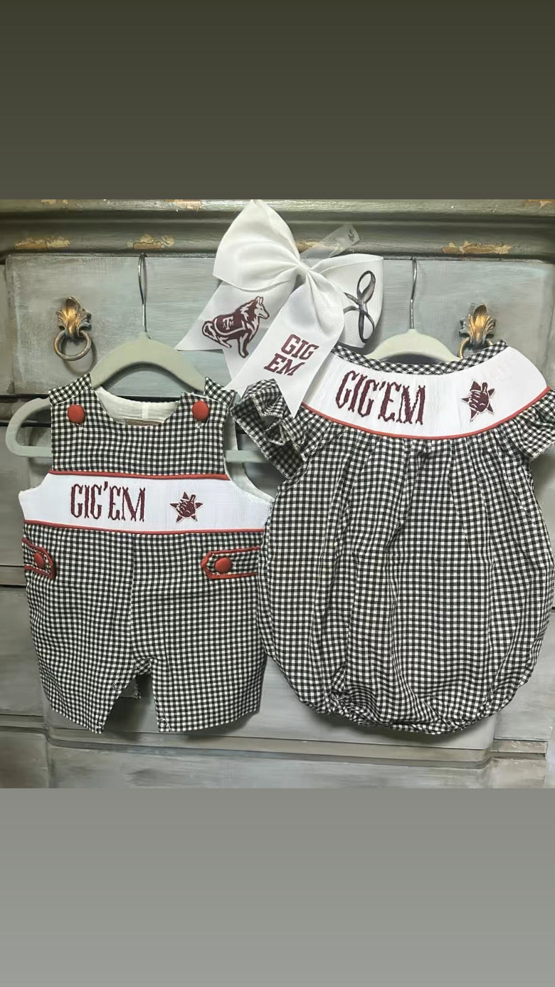 Gig Em Shortall Texas AM