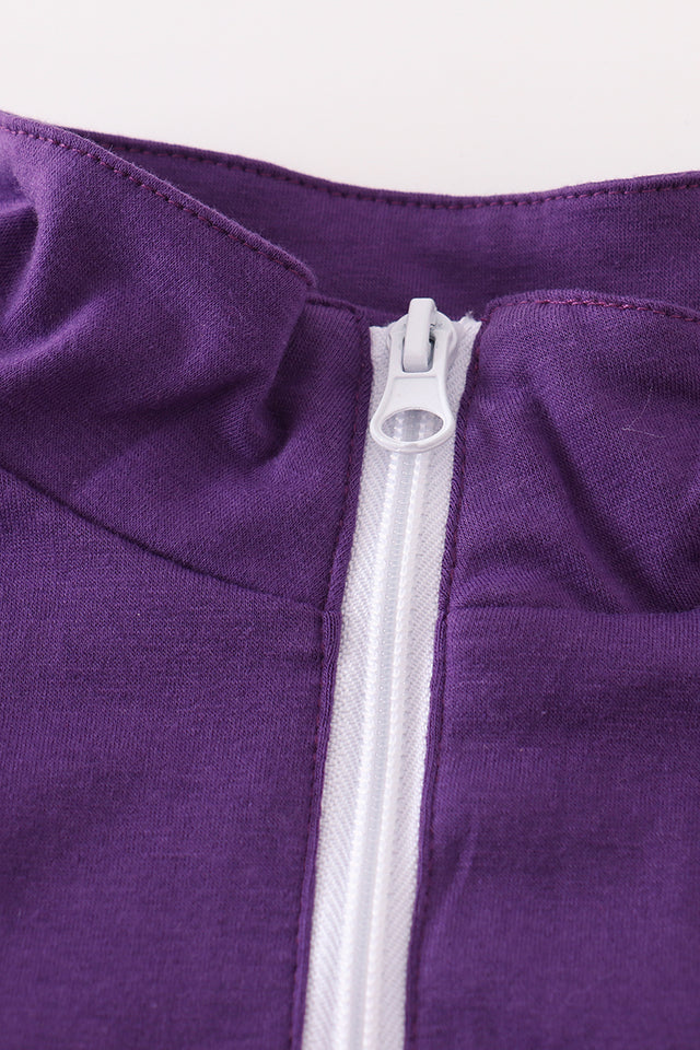 LSU embroidery girl pullover