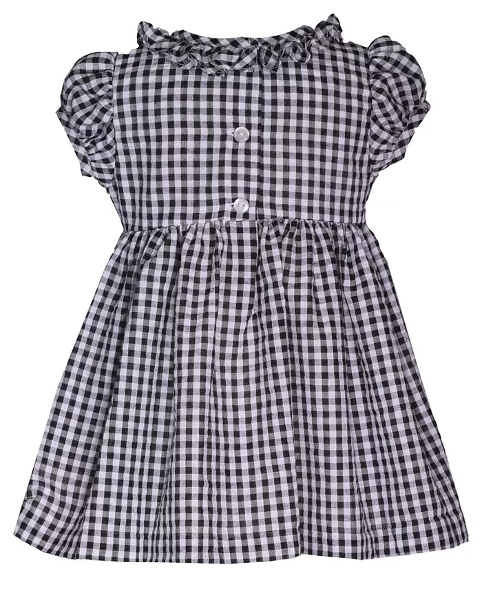 Girls Heart Smocking Dress