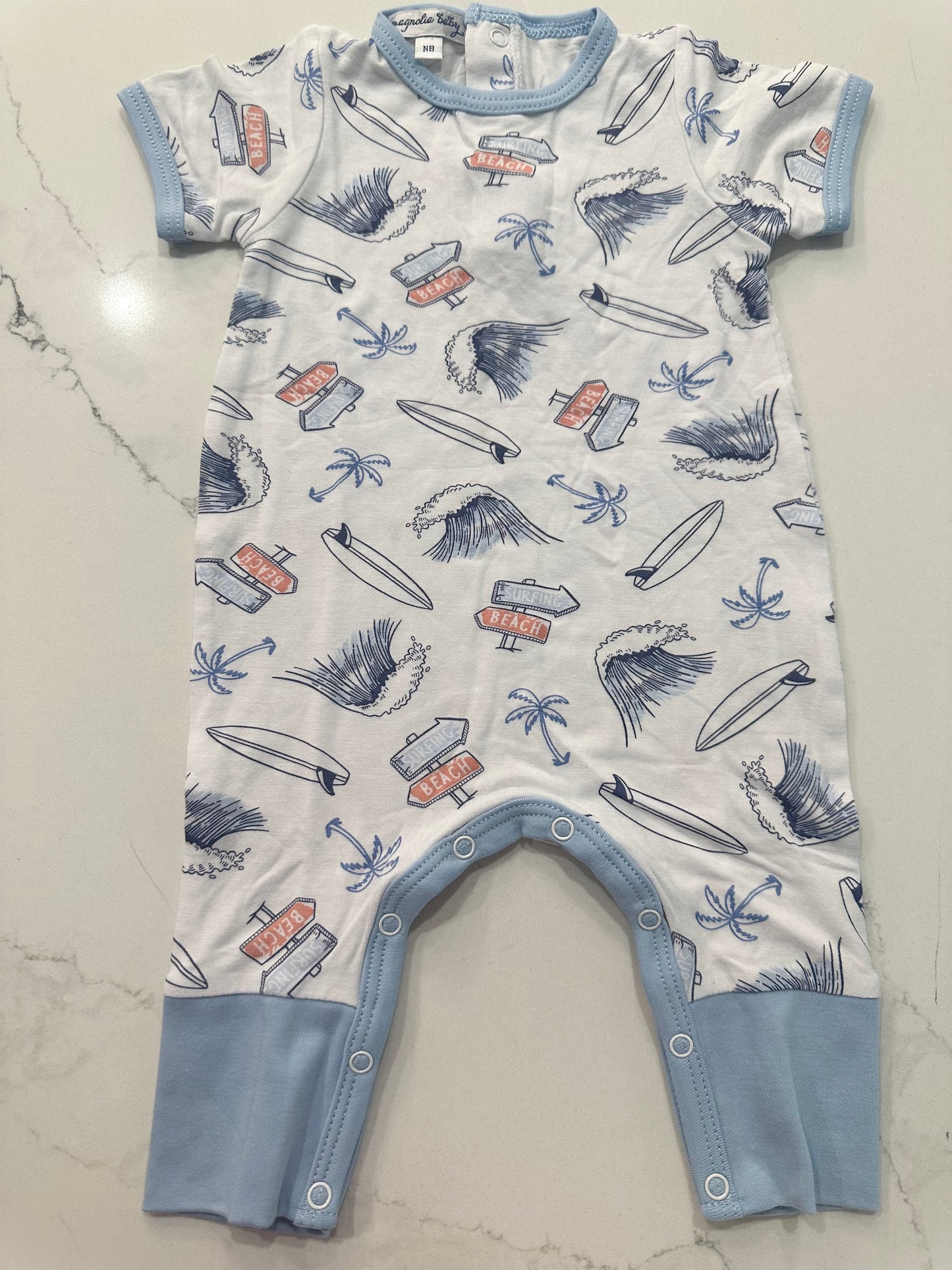 Surfer Boy NB Romper