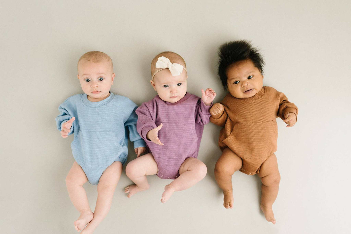 River Waffle Sweatshirt Romper