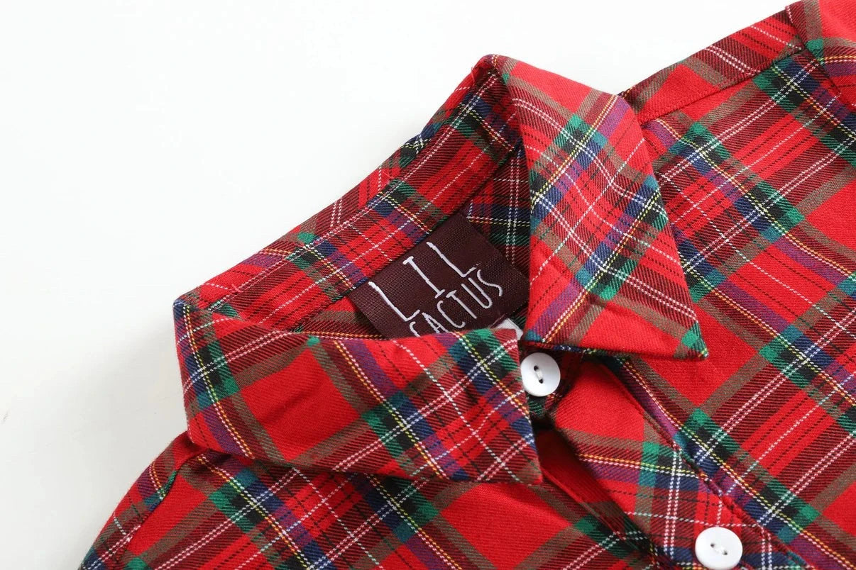Tartan Plain Button Down