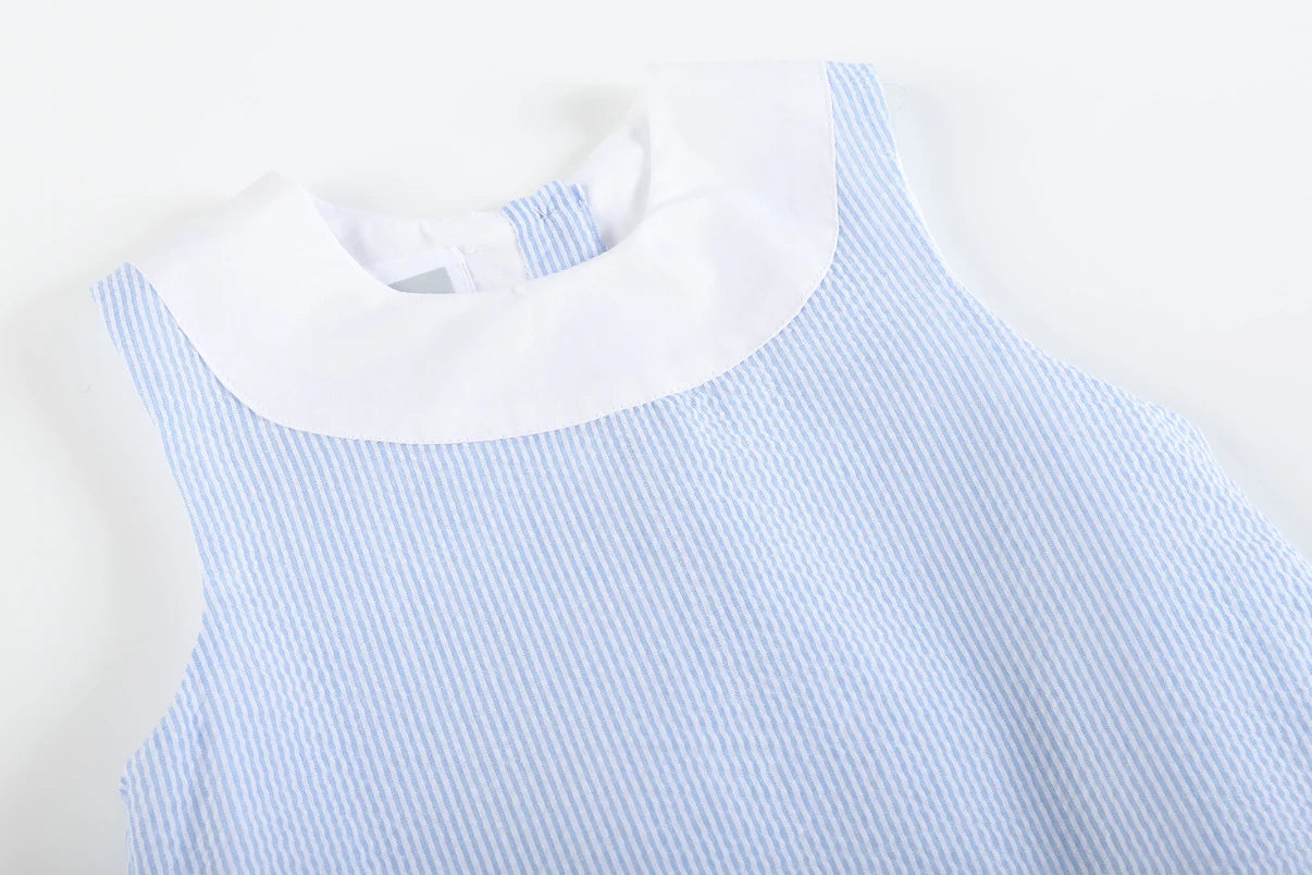 Light Blue Easter Bunny Swing Dress