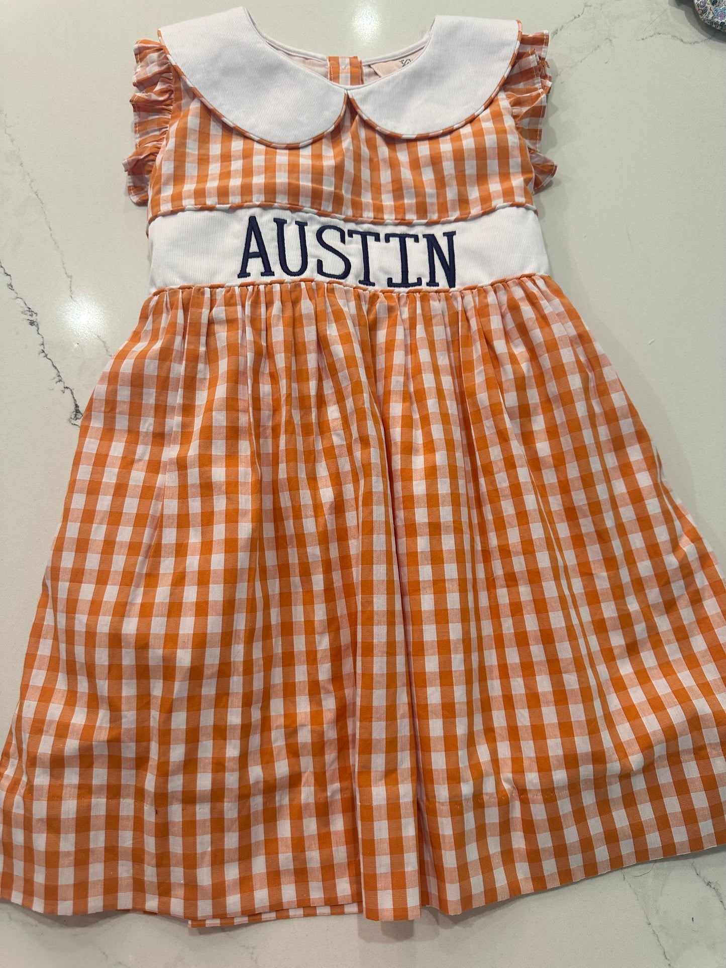 Texas/Austin Gingham Dress