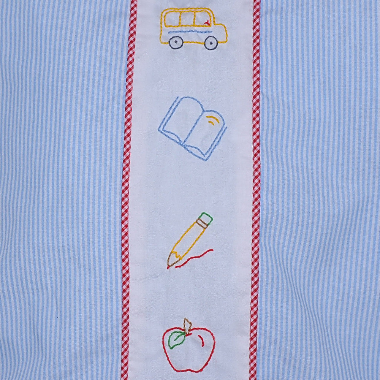 Time for School Embroidered Bloomer Set