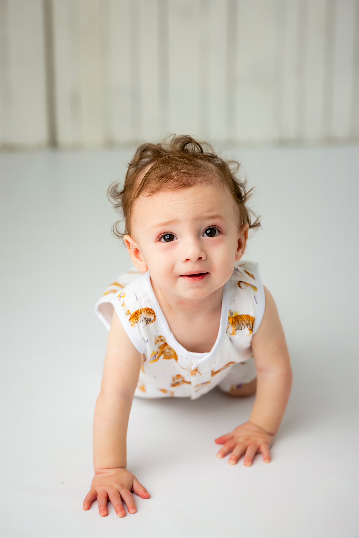 Louisiana Tigers Organic Muslin Shortalls_tigers