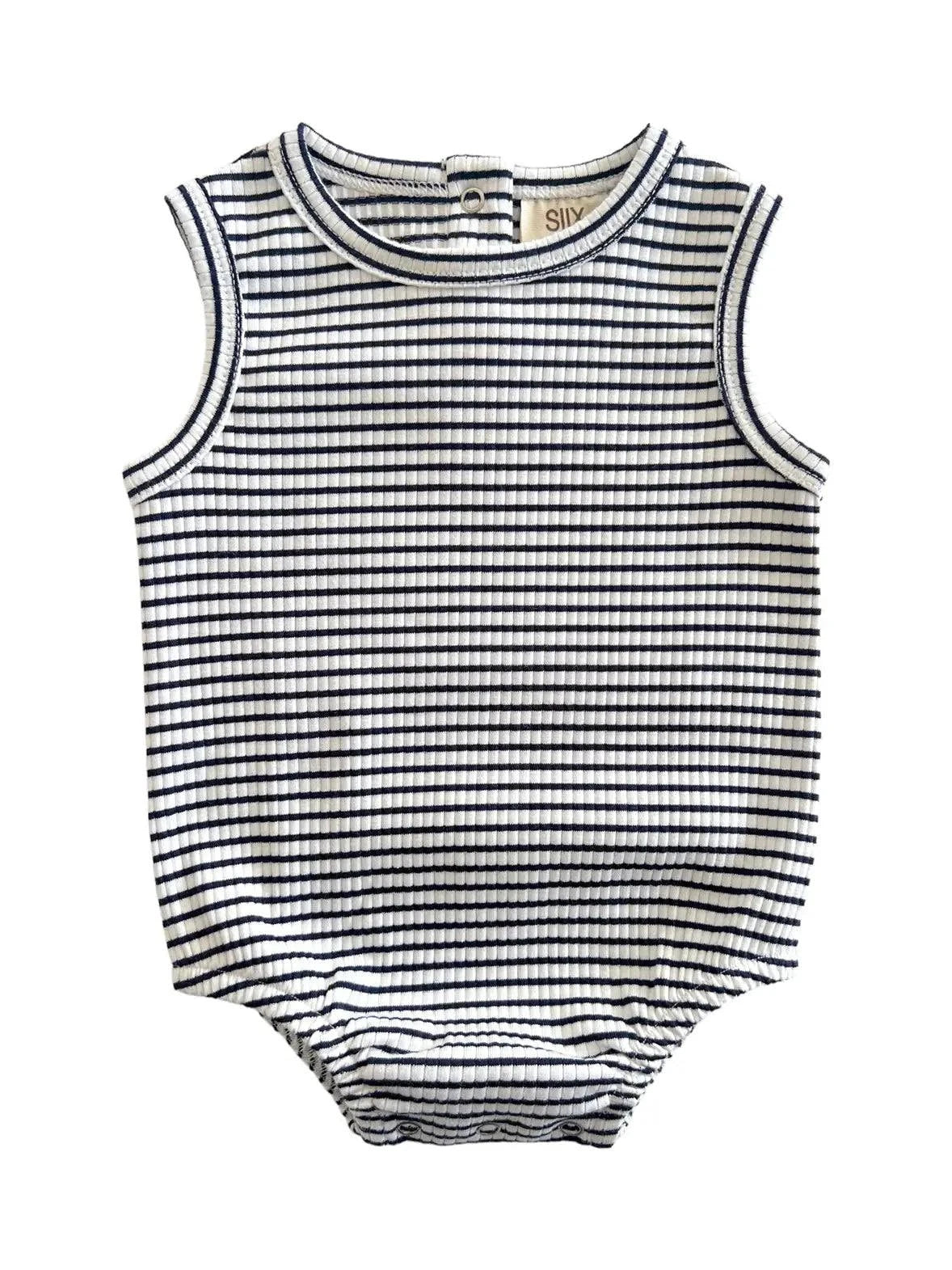 Black Stripe / Organic Ribbed Dune Bubble