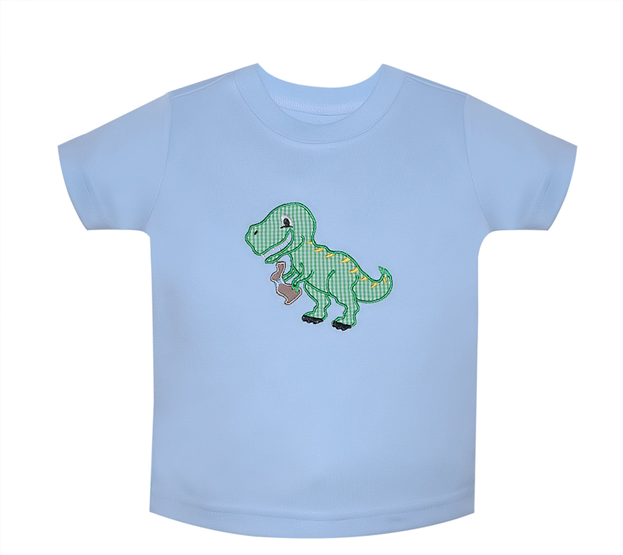 Dinosaur w/ Chocolate Bunny Applique Tee