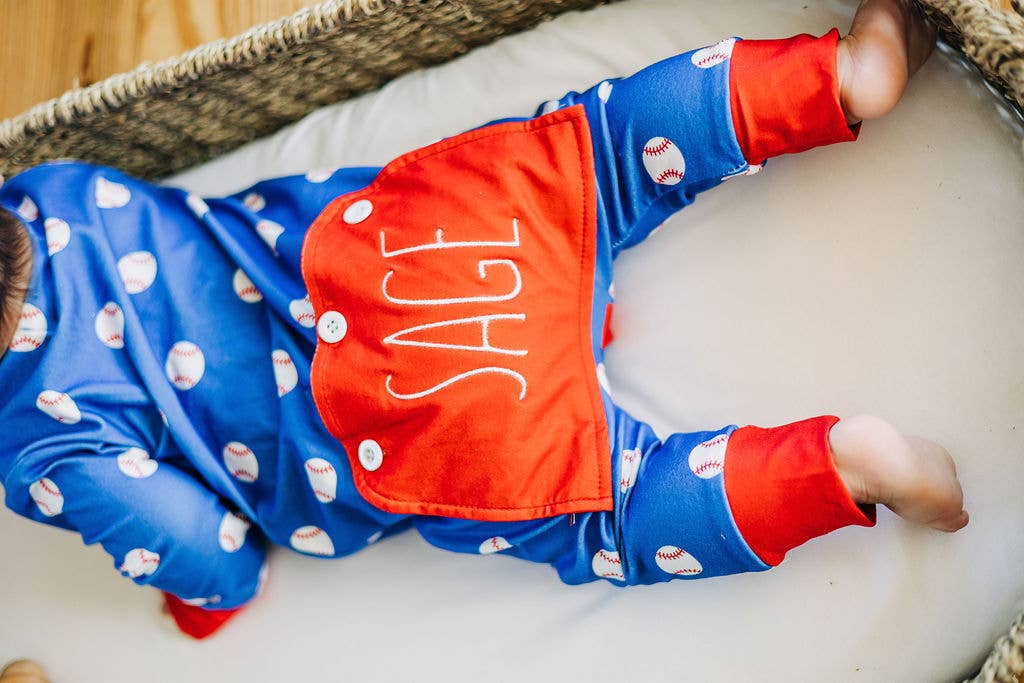 Baseball Buttflap Pajamas