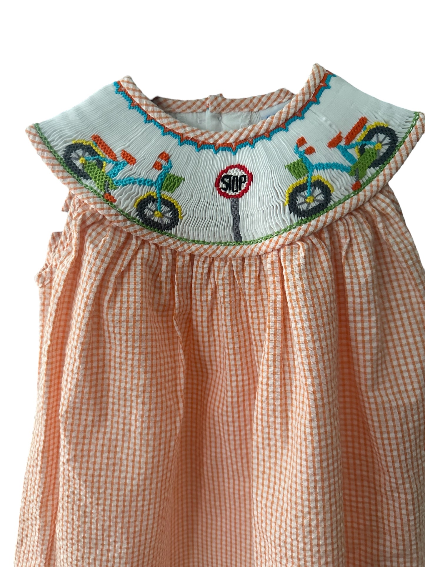 Smocked Bicycle Dress