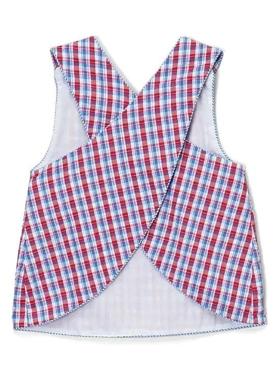 Flag Applique Top & Capri Set back