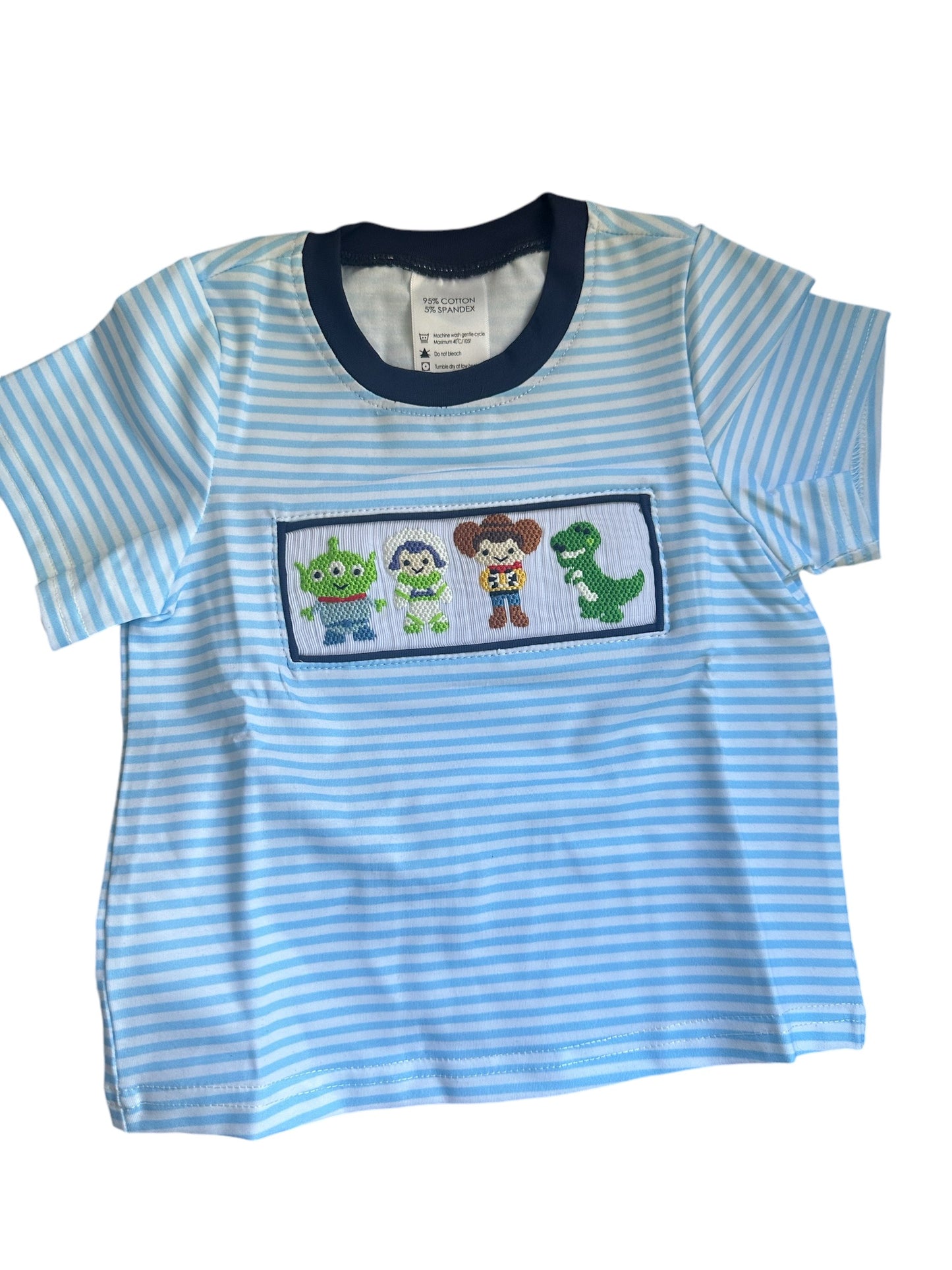 Boys Handsmocked Toy Friends Jogger Set