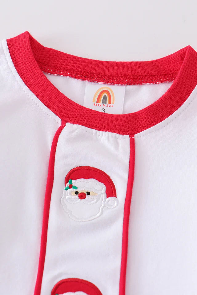 Premium Red santa claus stripe pajamas set