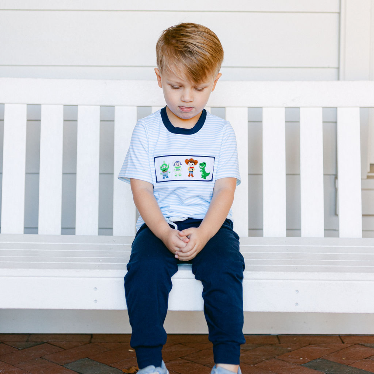 Boys Handsmocked Toy Story Jogger Set