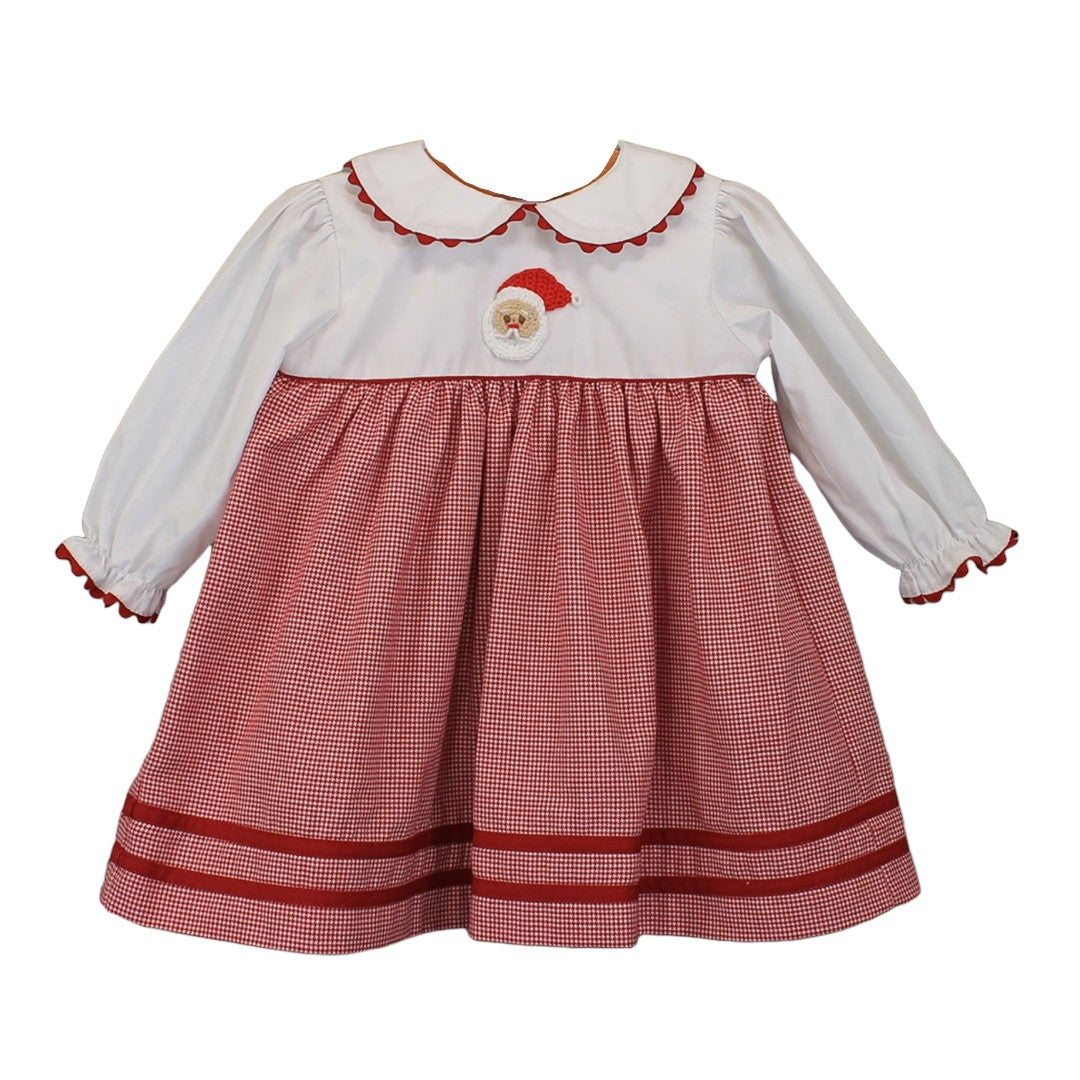 Dress with Embroidered Santa