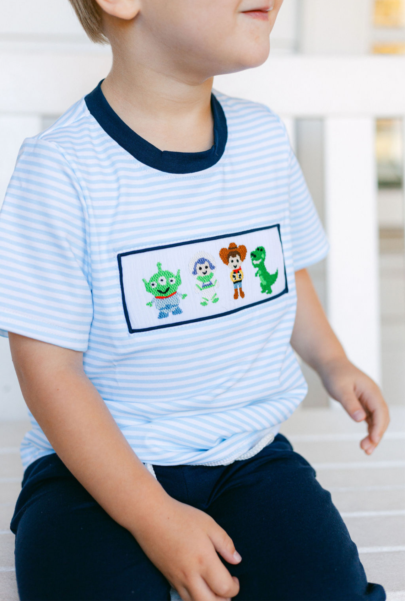 Boys Handsmocked Toy Story Jogger Set