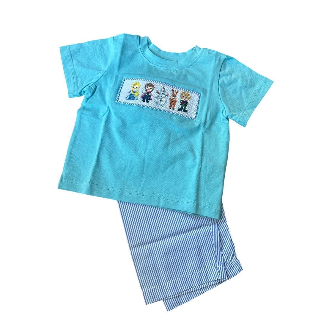 Boys Handsmocked Frozen Set