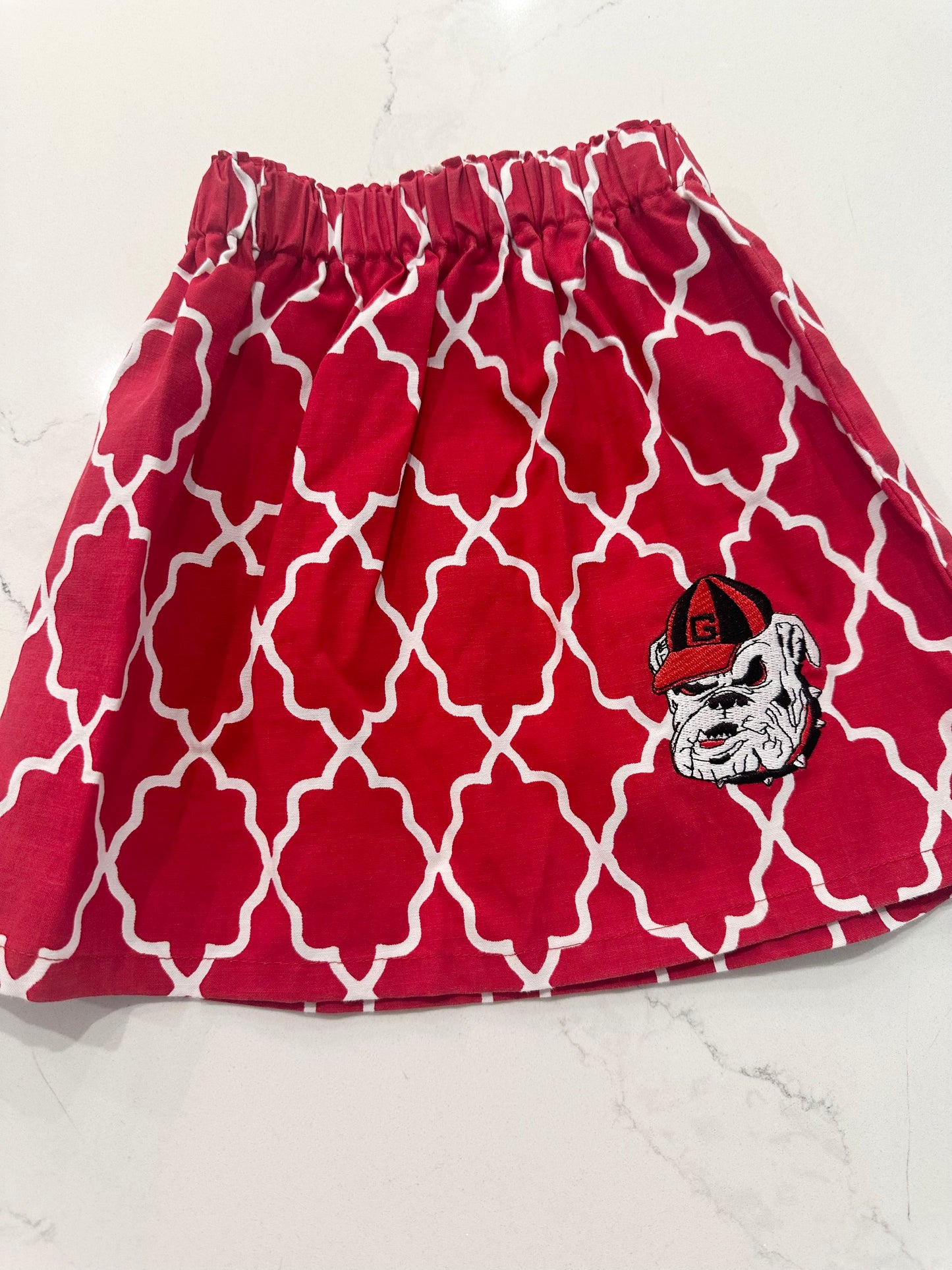 Georgia bulldog Mascot Skirt