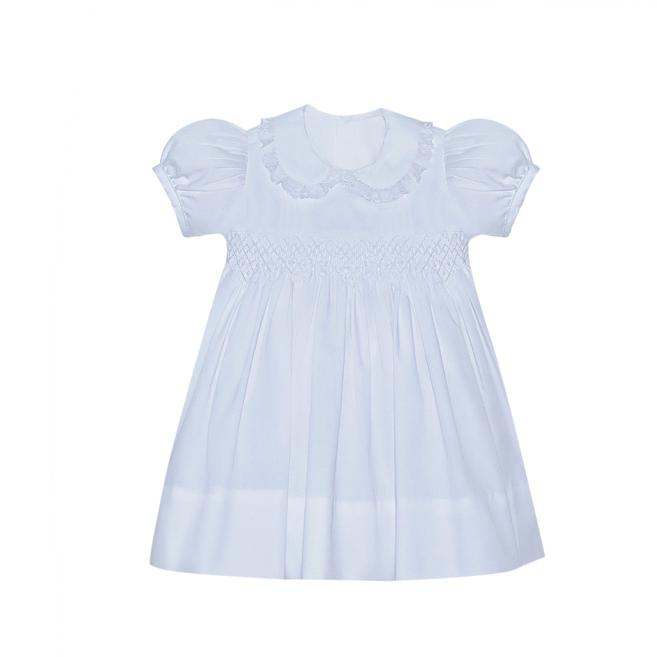 Finley Dress-All White Smocked