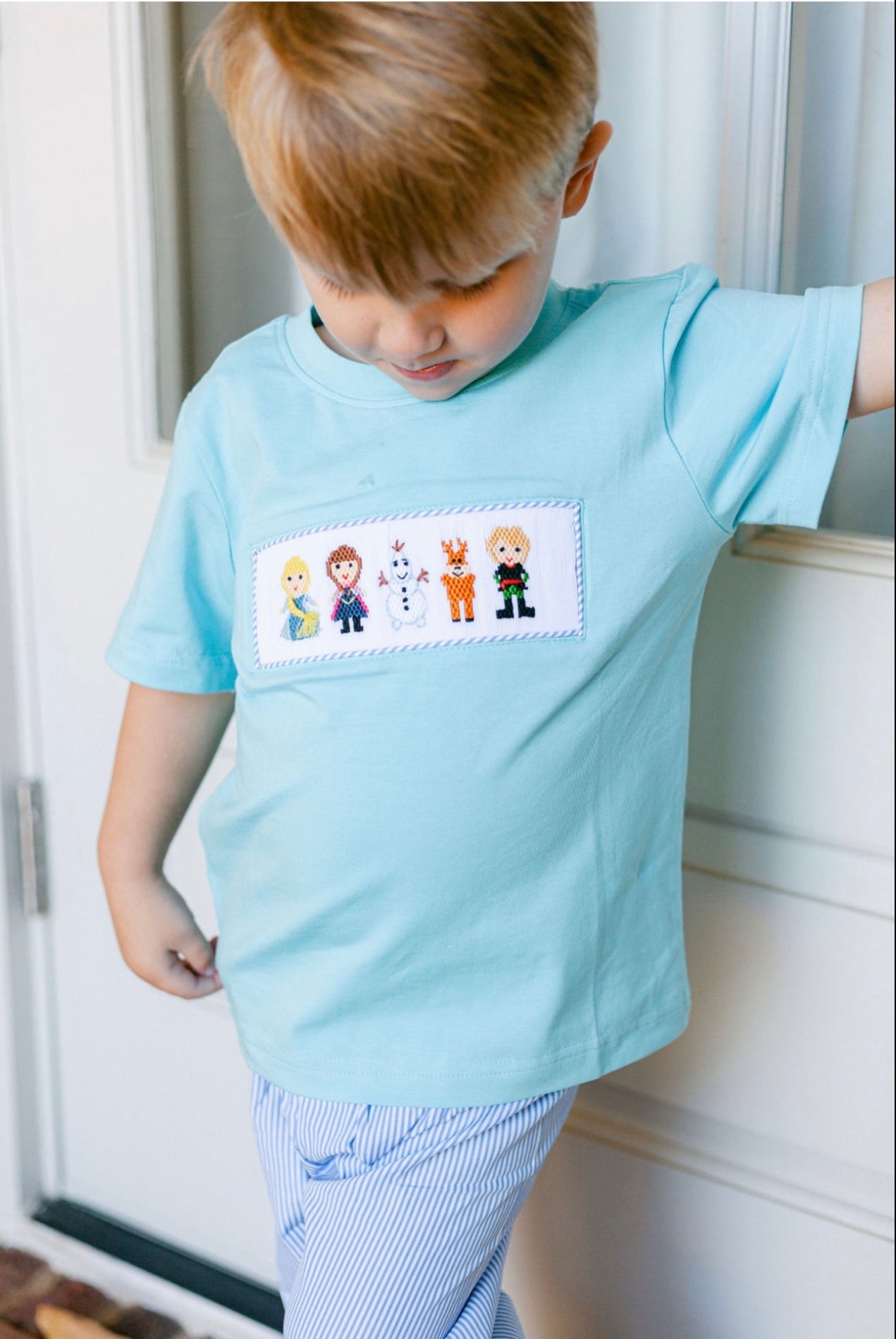 Boys Handsmocked Frozen Set