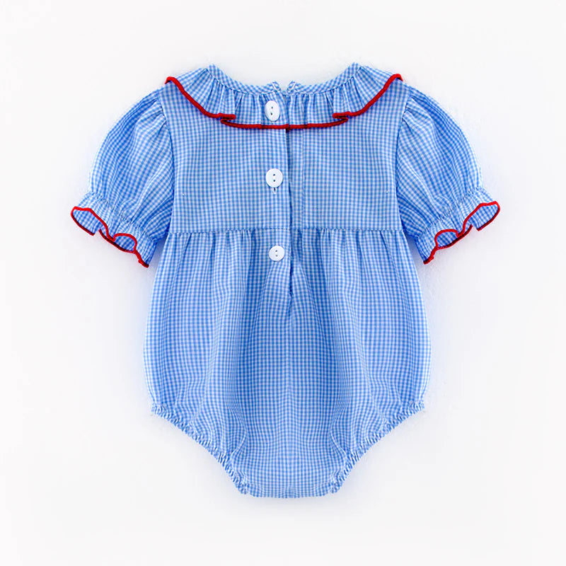 Girls Embroidered Baseball Bubble