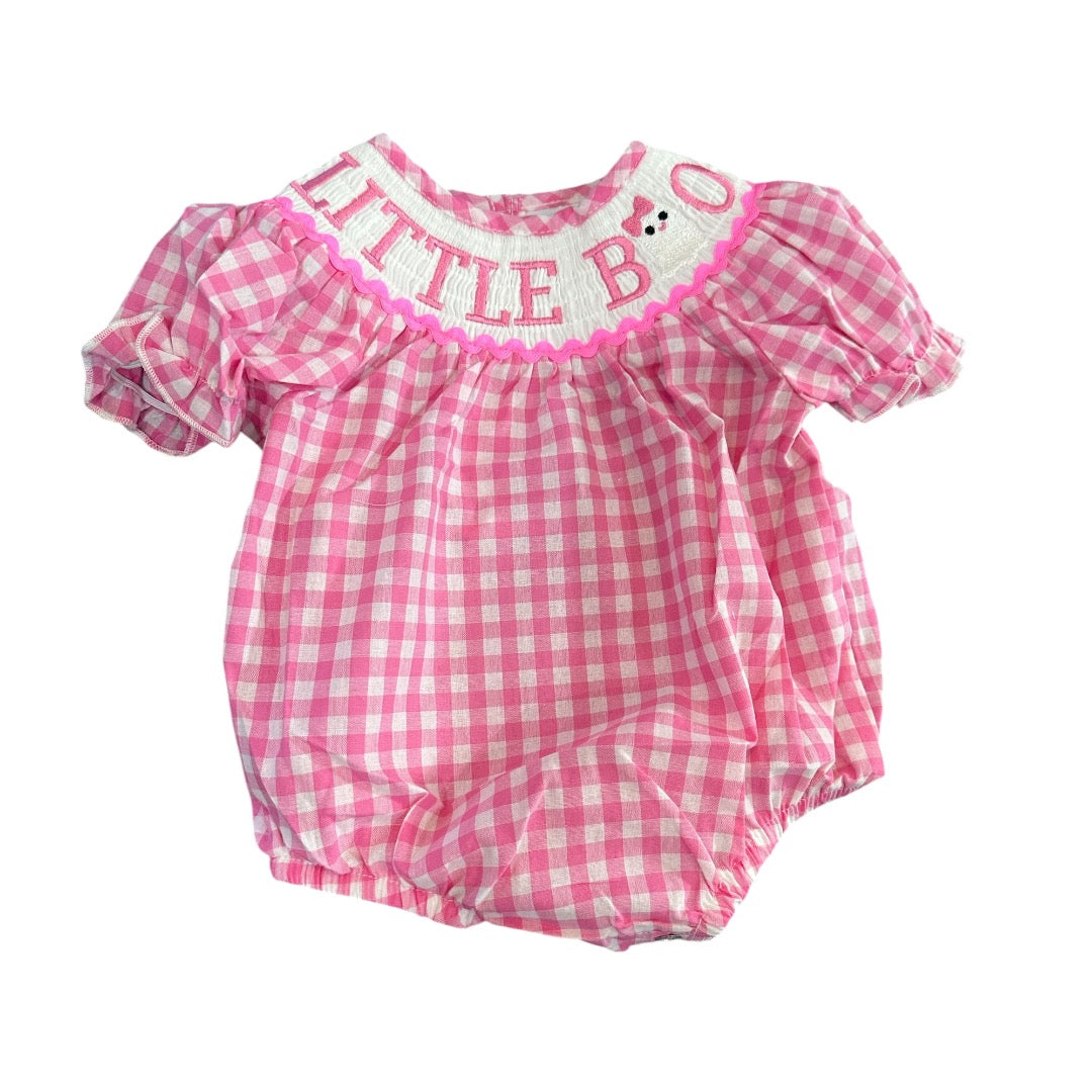 Little Boo Halloween Smocked Romper