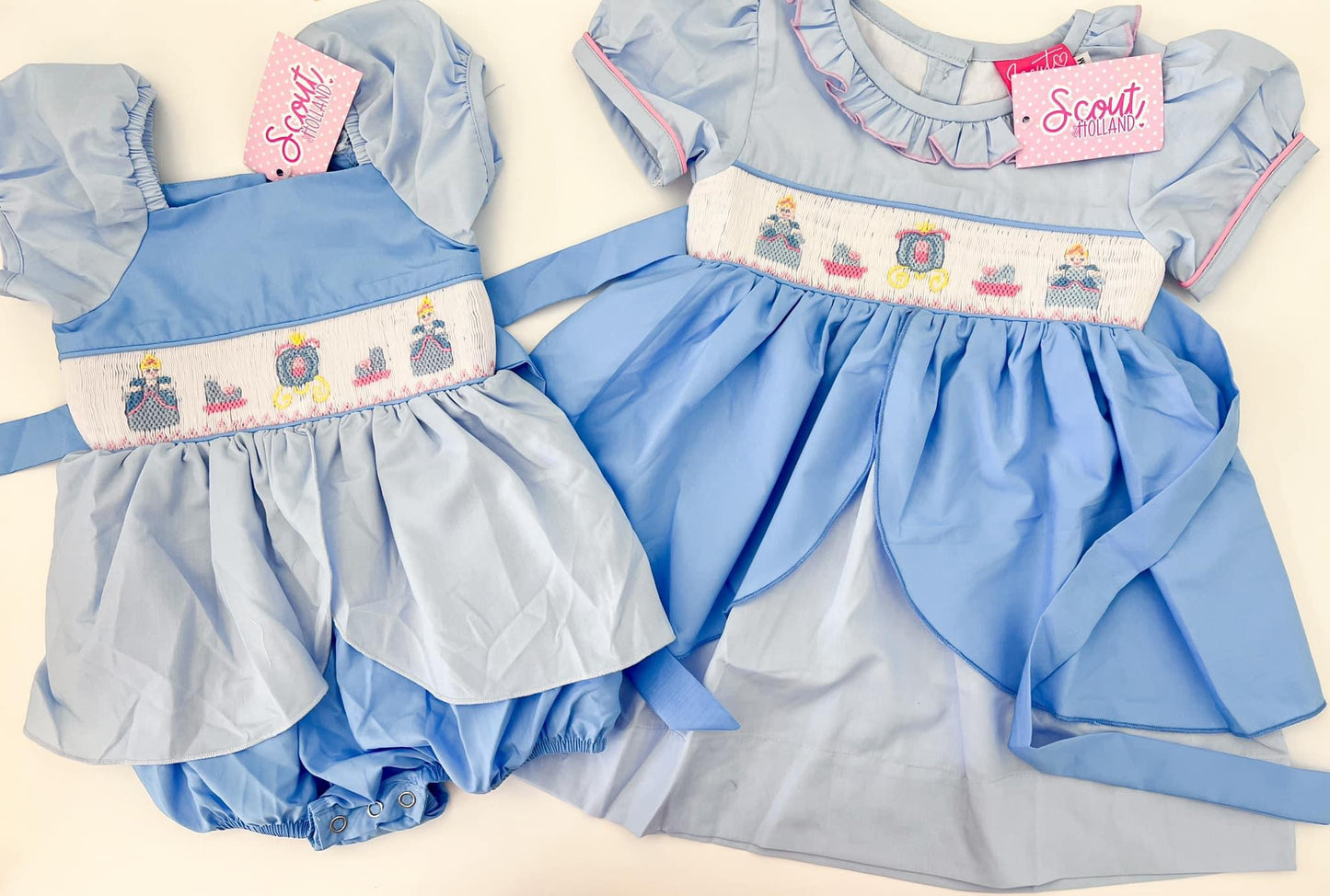 Smocked Cinder ella Bubble