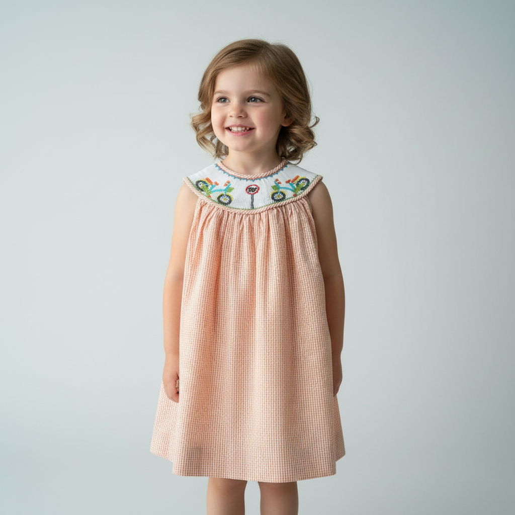 Smocked Bicycle Dress