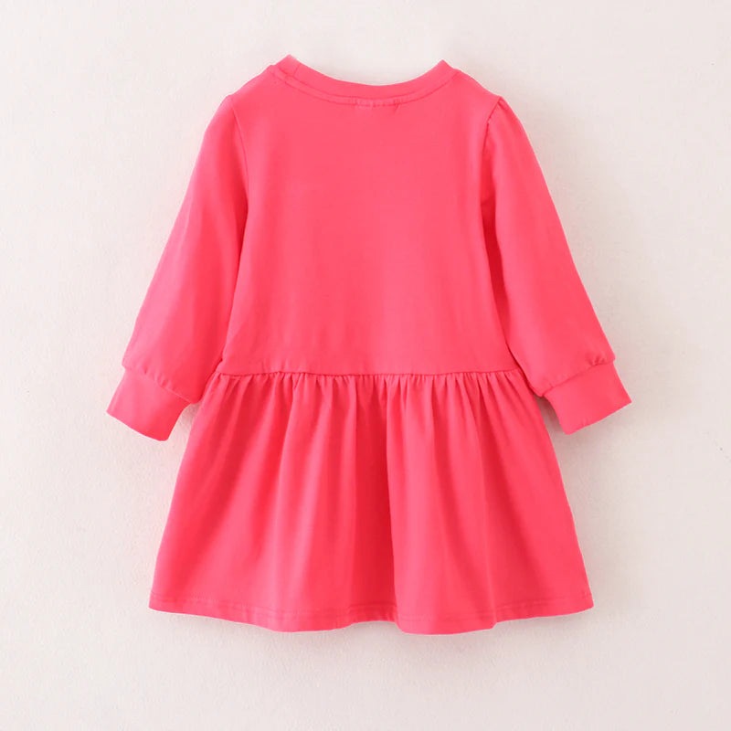Pink Football Applique Dress