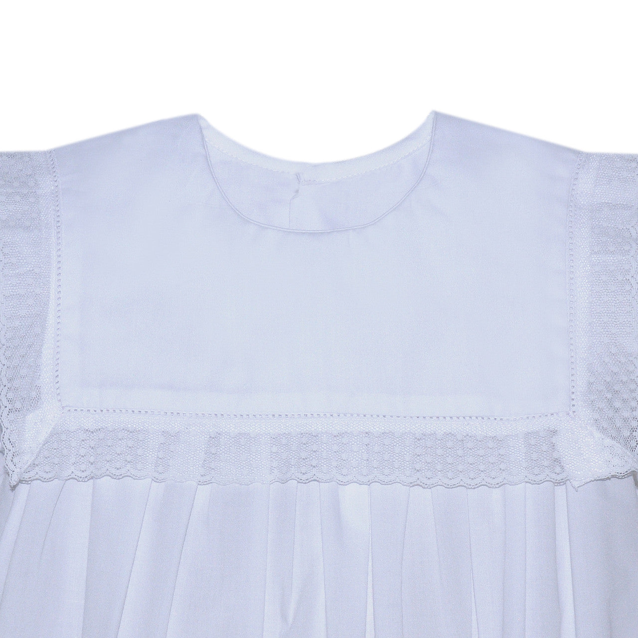 Landon white lace accent bubble
