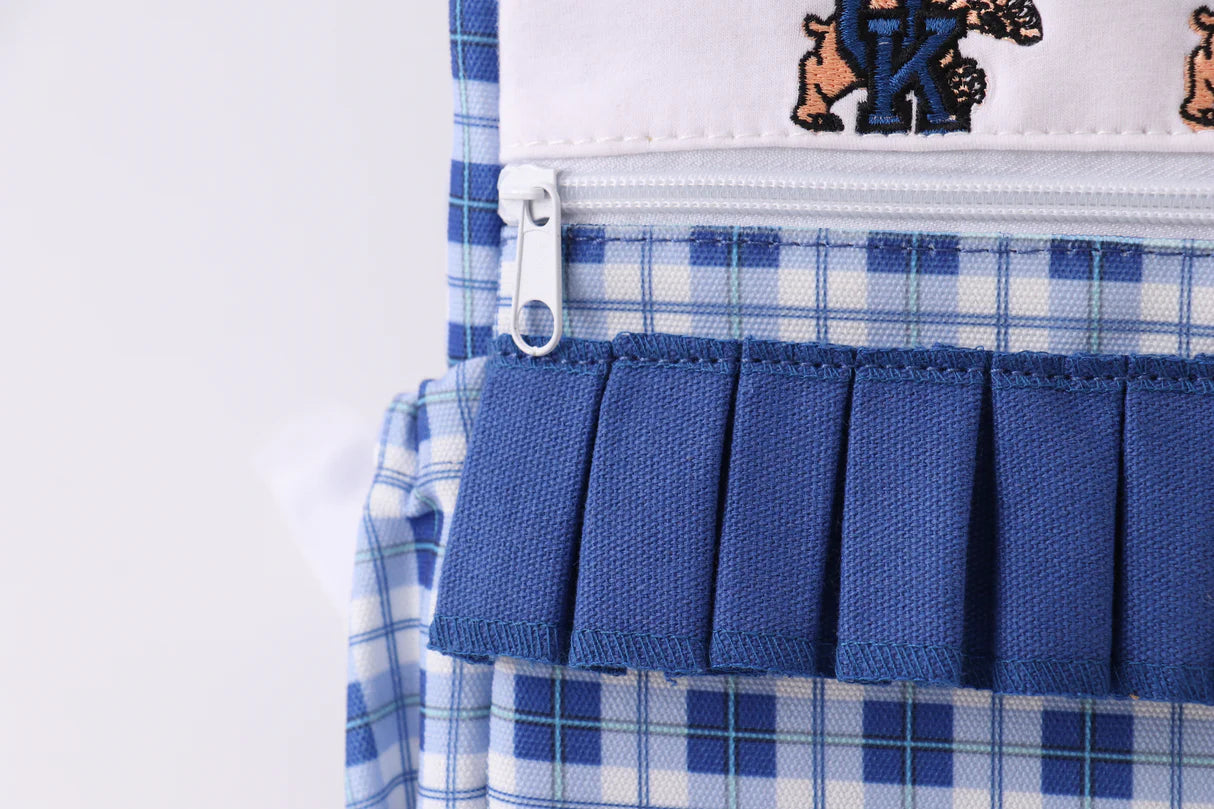 KENTUCKY WILDCATS EMBROIDERY RUFFLE BACKPACK