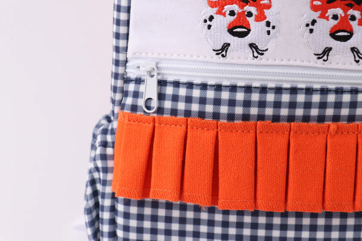 AUBURN TIGERS EMBROIDERY RUFFLE BACKPACK