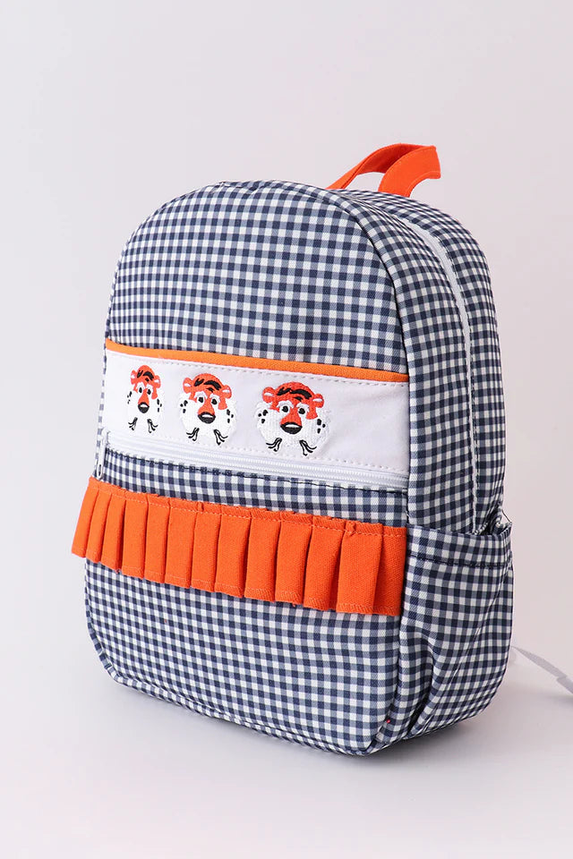 AUBURN TIGERS EMBROIDERY RUFFLE BACKPACK