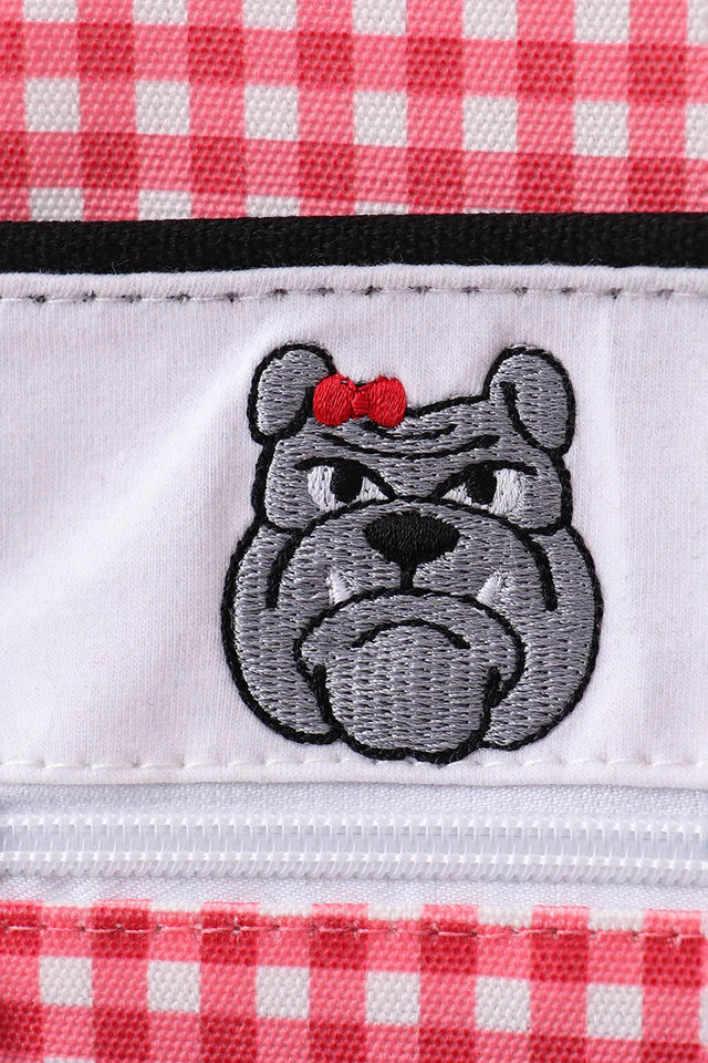 GEORGIA BULLDOGS EMBROIDERY RUFFLE BACKPACK