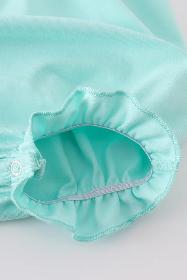 MINT PRINCESS EMBROIDERY BUBBLE