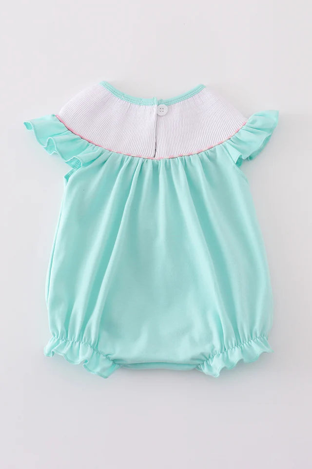 MINT PRINCESS EMBROIDERY BUBBLE