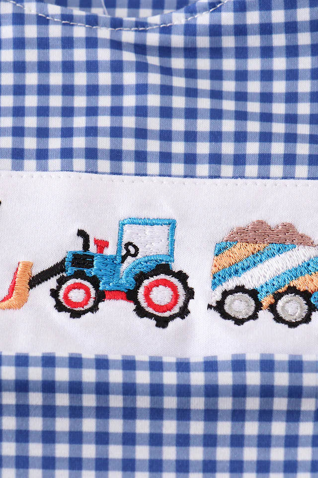 BLUE VEHICLE EMBROIDERY JONJON