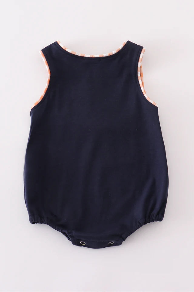 NAVY AUBURN WAR EAGLE EMBROIDERY BUBBLE