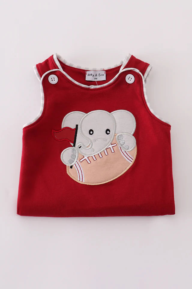 ALABAMA ELEPHANT BOY APPLIQUE BUBBLE