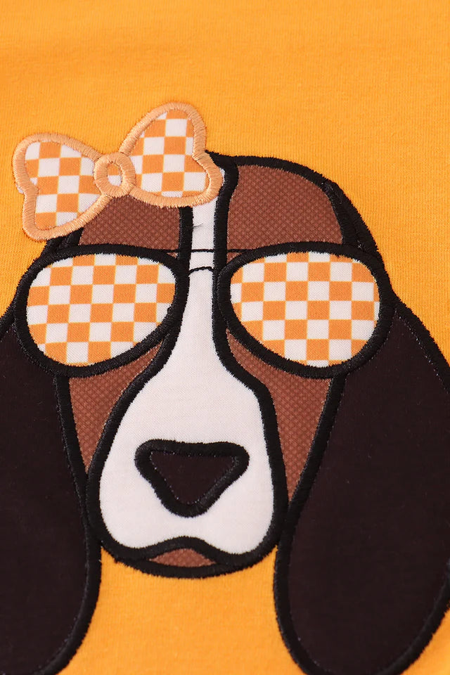 ORANGE TENNESSEE APPLIQUE SET