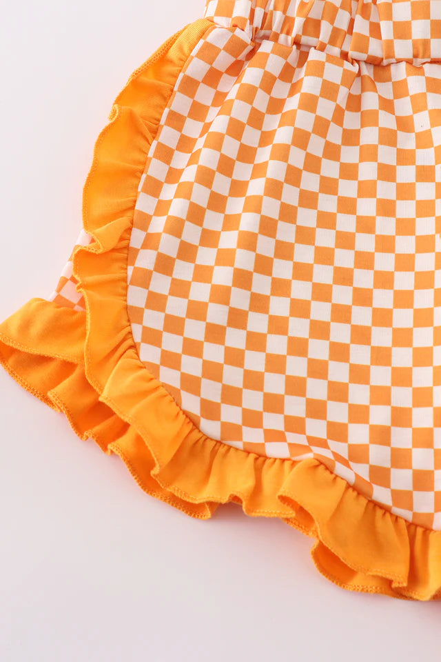 ORANGE TENNESSEE APPLIQUE SET