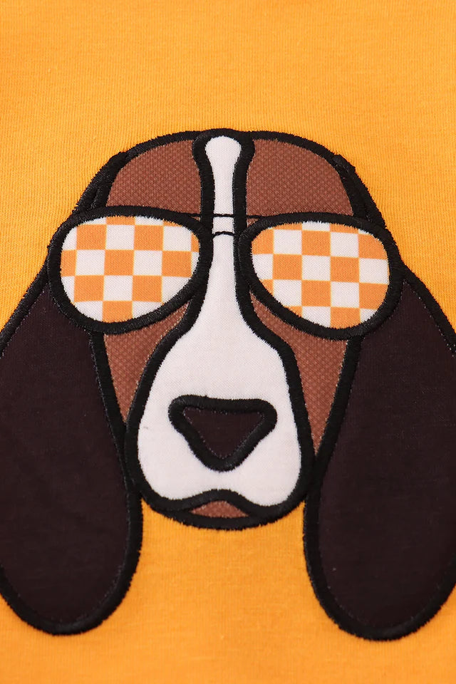 ORANGE TENNESSEE APPLIQUE Boy BUBBLE