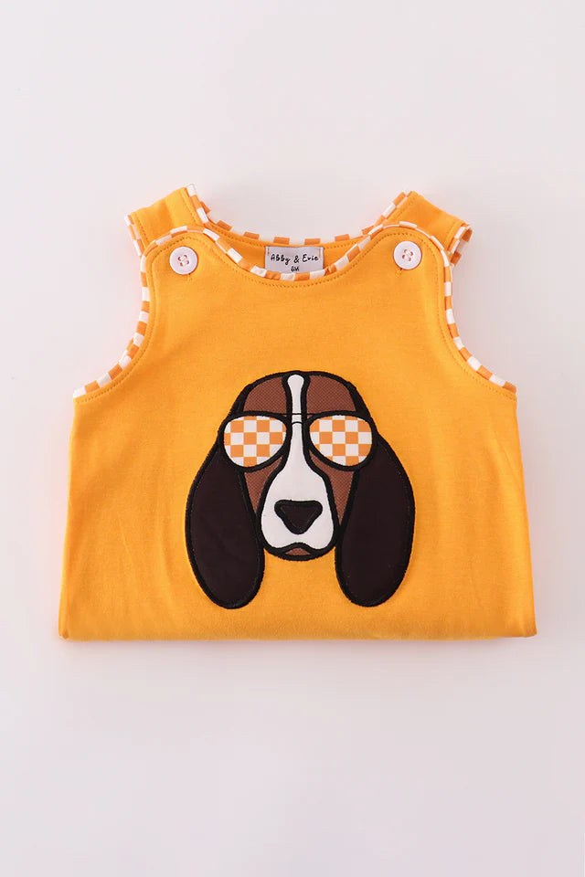 ORANGE TENNESSEE APPLIQUE Boy BUBBLE