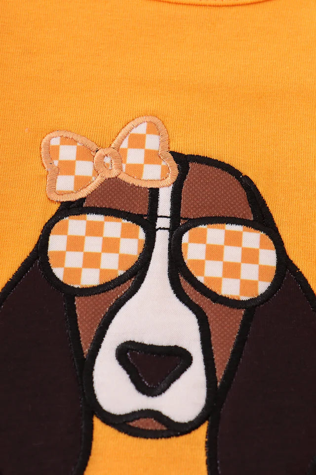 ORANGE TENNESSEE APPLIQUE BUBBLE
