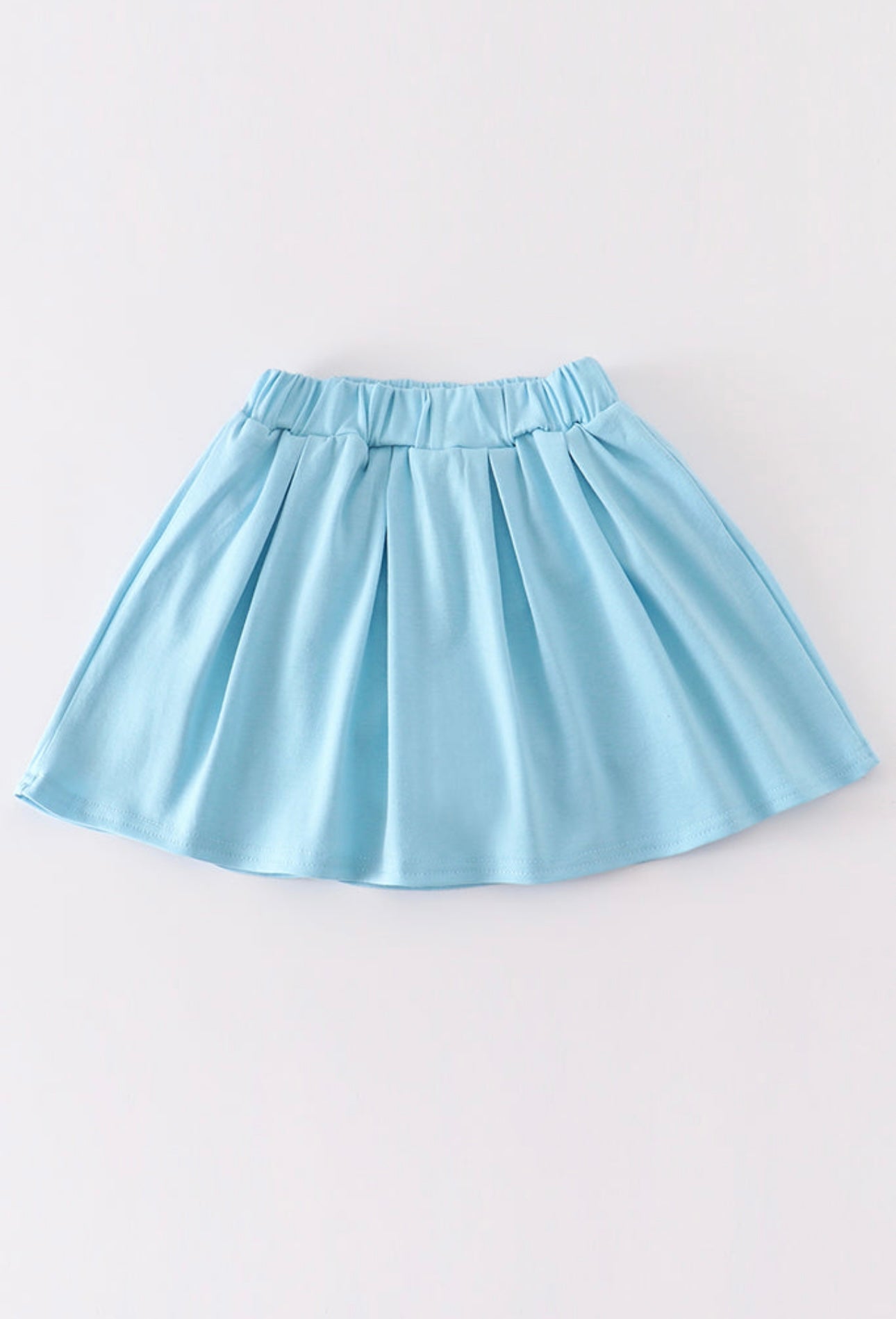 Back to school embroidered twirl skirt