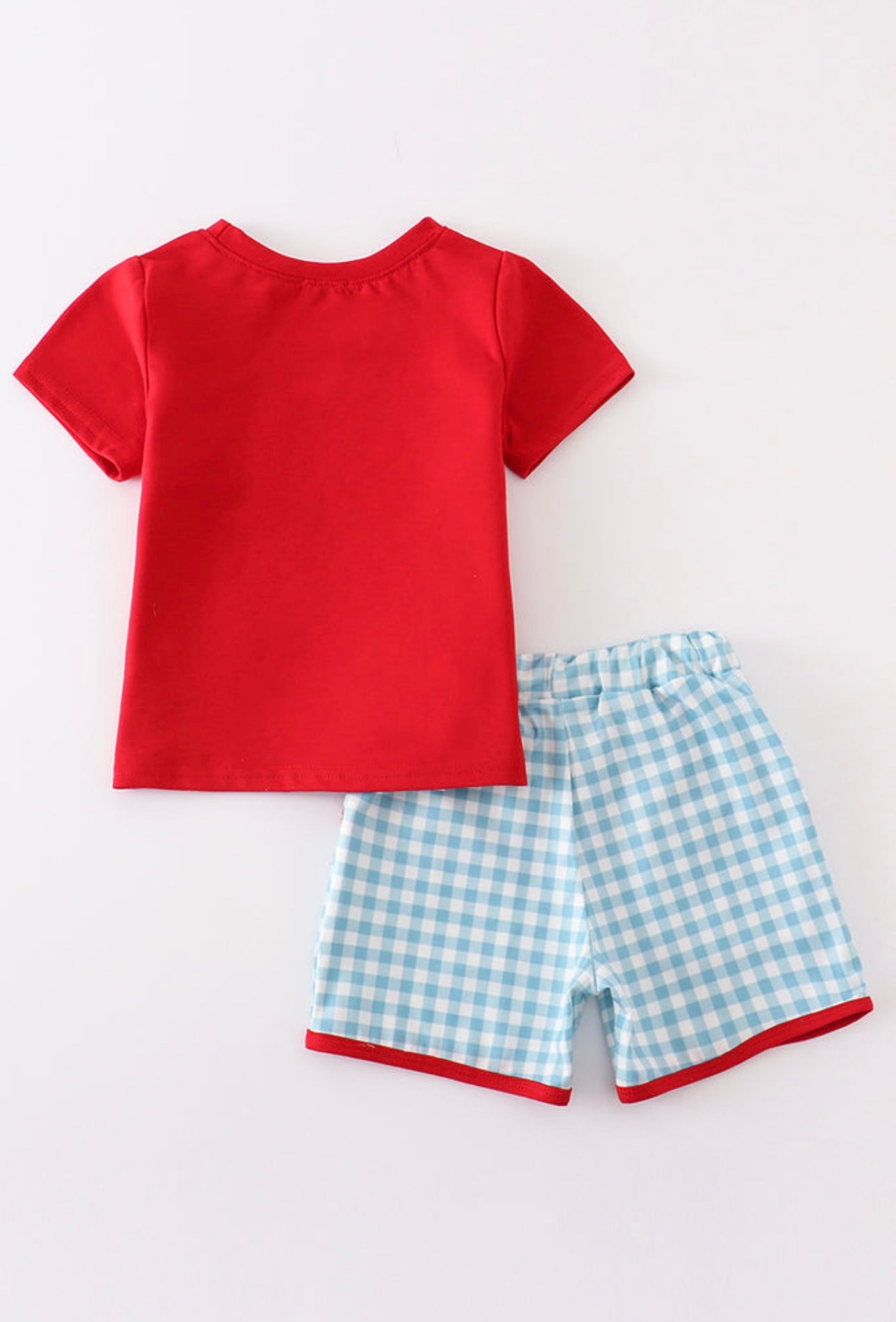 Boys embroidered Farm Short Set