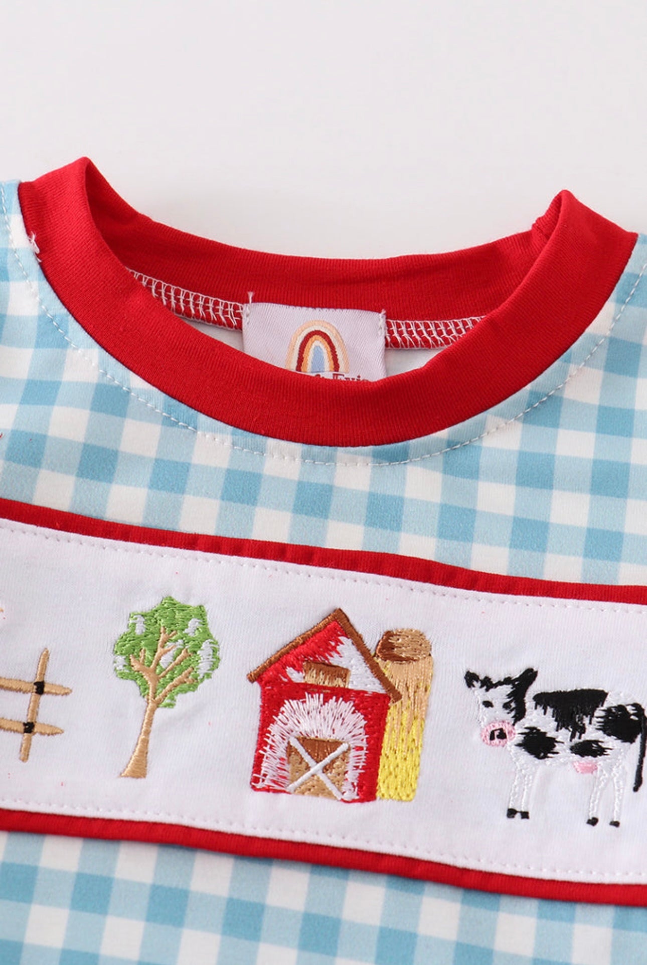 Embroidered Farm Bubble Boys