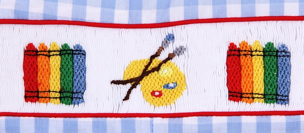 Hand Smocked Boys School Longall