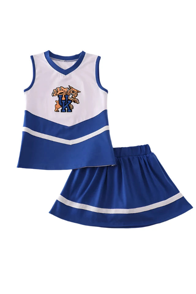 KENTUCKY EMBROIDERY CHEER SKORTS SET